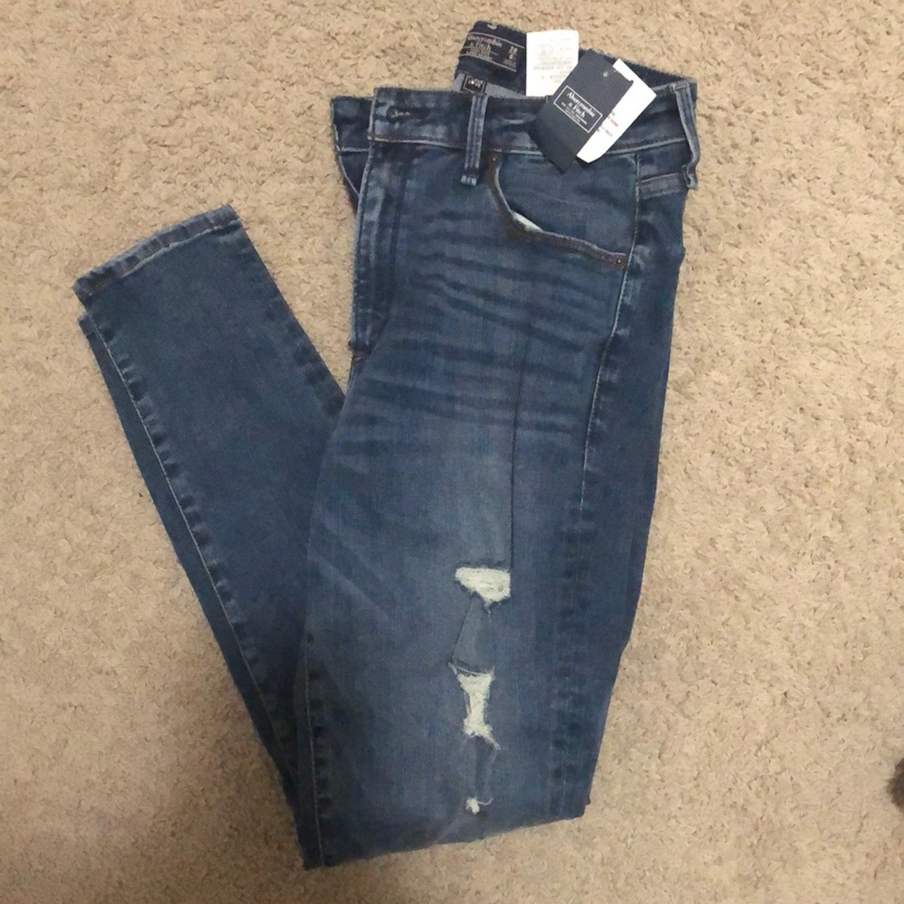 Abercrombie&Fitch Curve Love high rise skinny jean